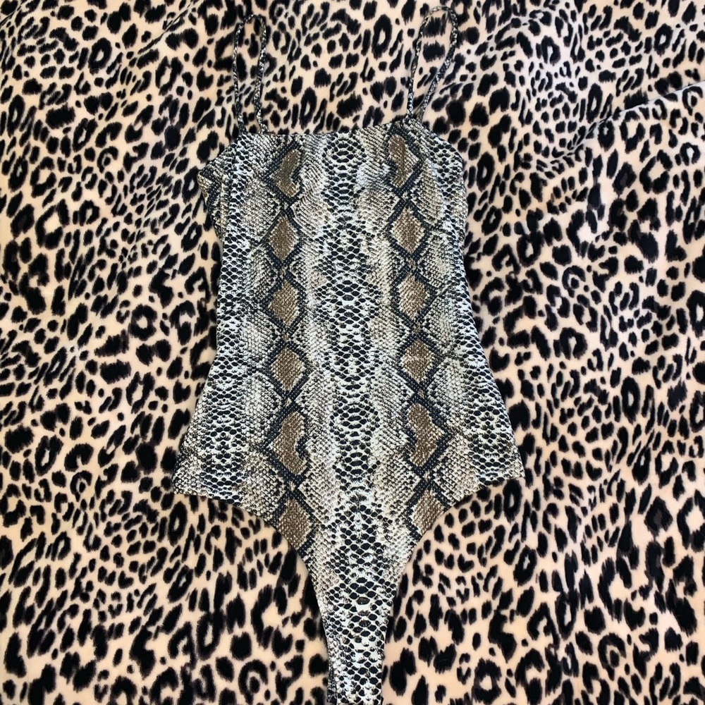 Windsor Snakeskin Bodysuit